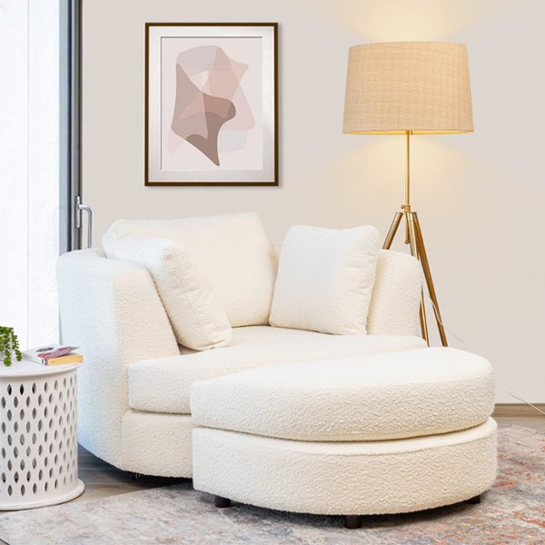 Ottoman Cuddler Swivel Sofa Chair Buy The Cuddle Swivel Armchair