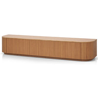 Marty 2.4m TV Entertainment Unit - Natural Oak