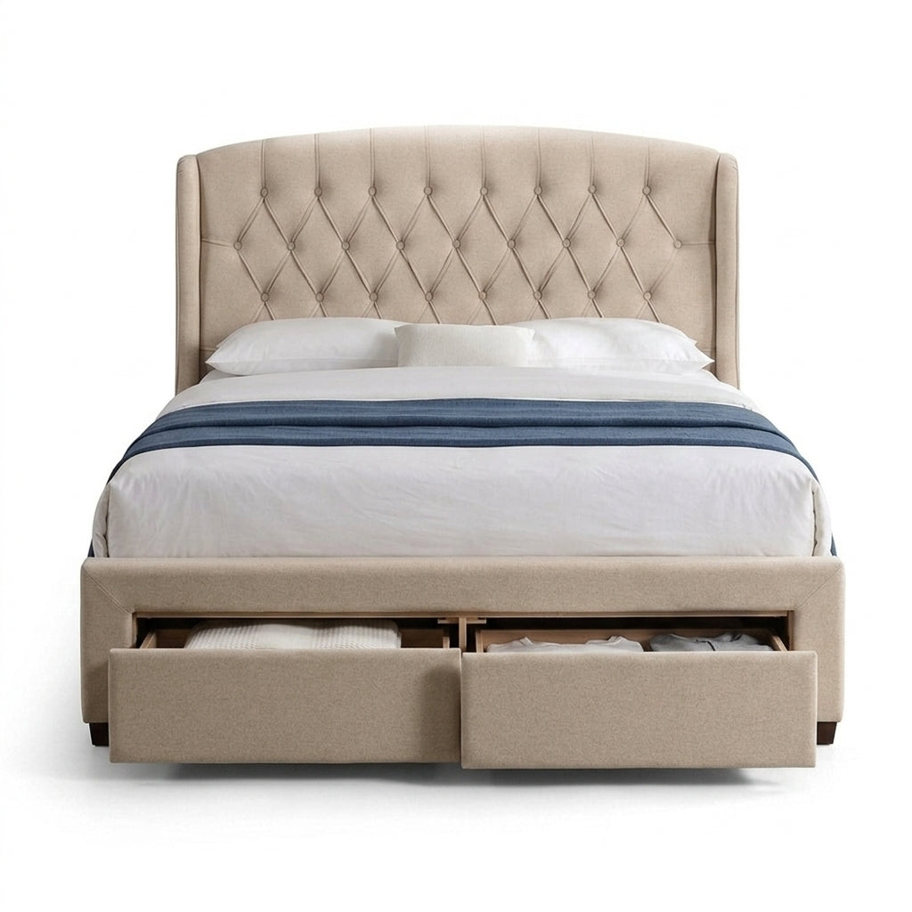 Coonamble Queen Storage Bed