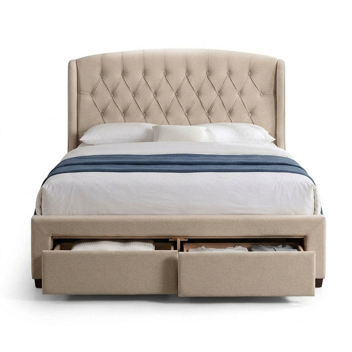 Coonamble Queen Storage Bed