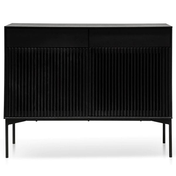 Dahlia 110cm Wooden Sideboard Unit - Black Oak