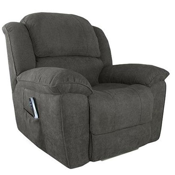 Texas Dual Motor 180KG Recliner Lift Chair - Thunder Fabric