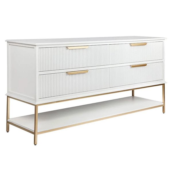 Aimee 4 Drawer Chest - White