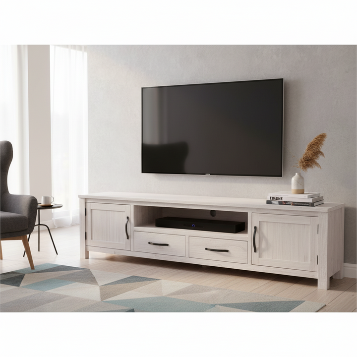 216cm 2 Door Florida TV Unit with Niche