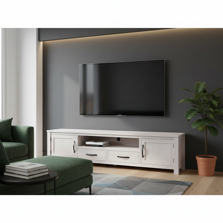 216cm 2 Door Florida TV Unit with Niche