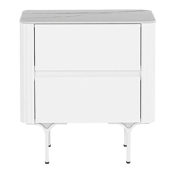 Higgins Bedside Table - White