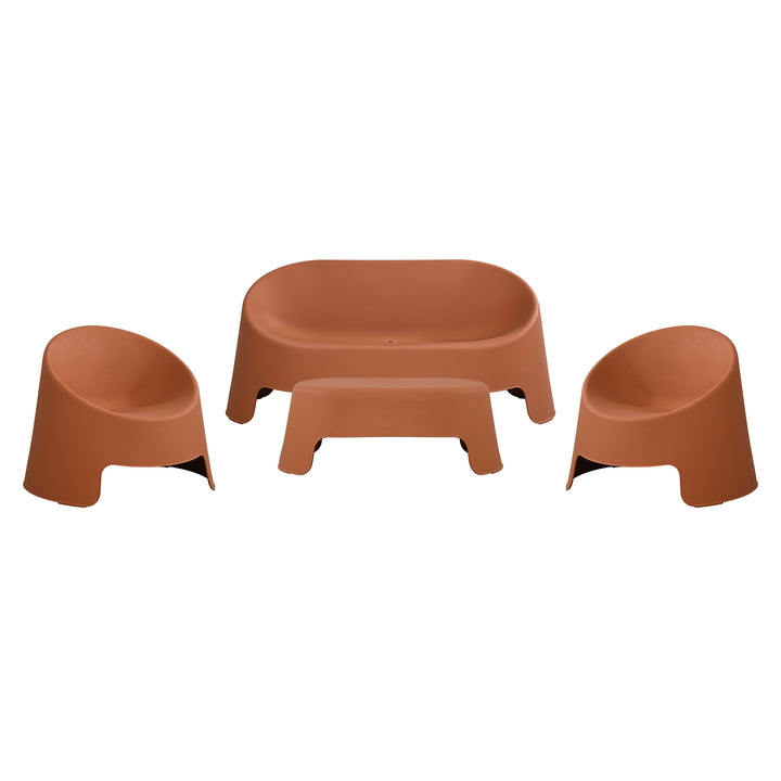 4 Seater Roseanna Outdoor Lounge Set - Peach