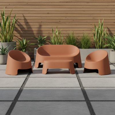 4 Seater Roseanna Outdoor Lounge Set - Peach