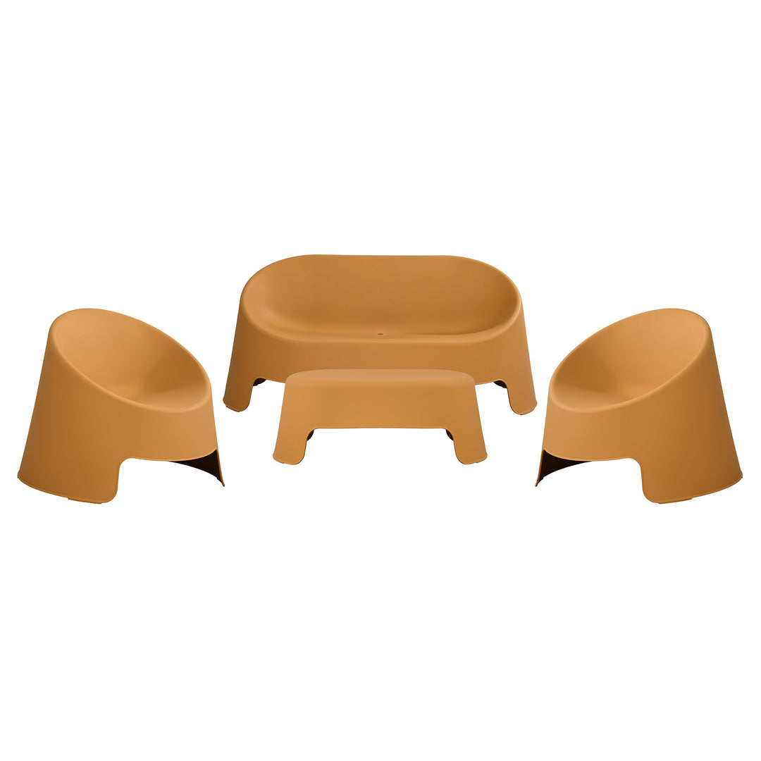 4 Seater Roseanna Outdoor Lounge Set - Yellow