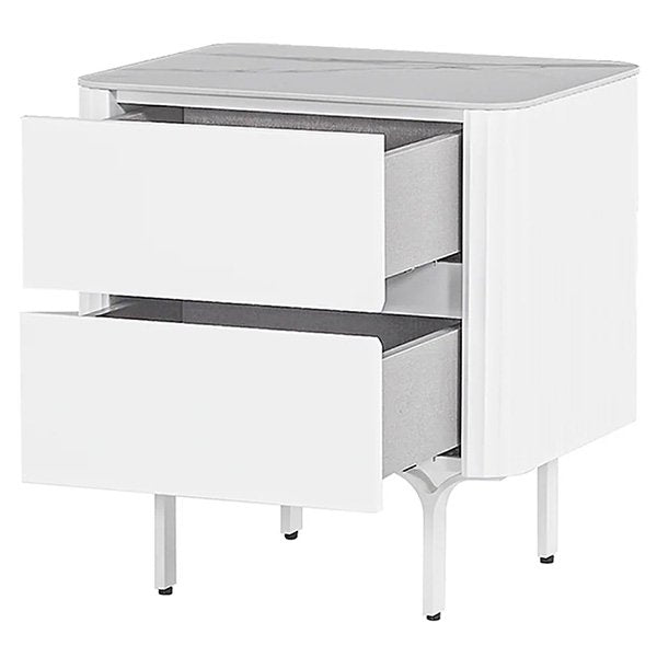 Higgins Bedside Table - White