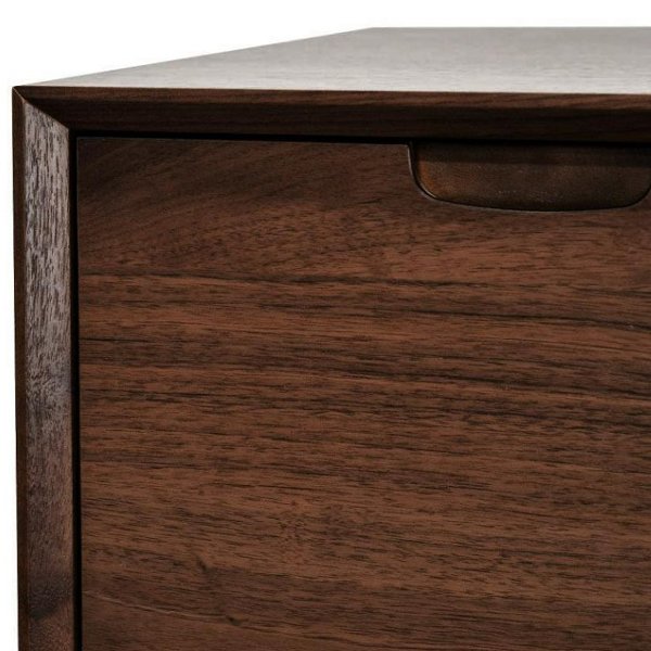 Asta 4 Drawer Chest Scandinavian Design - Walnut