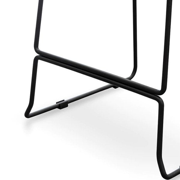 Apollo PU Bar Stool - Full Black