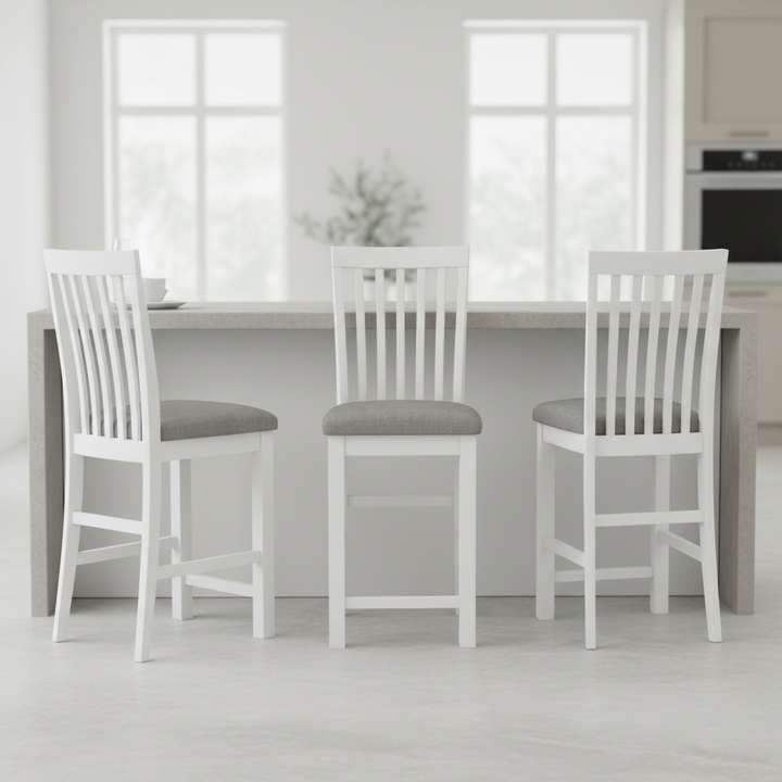 63cm Crowther Acacia Wood Barstool