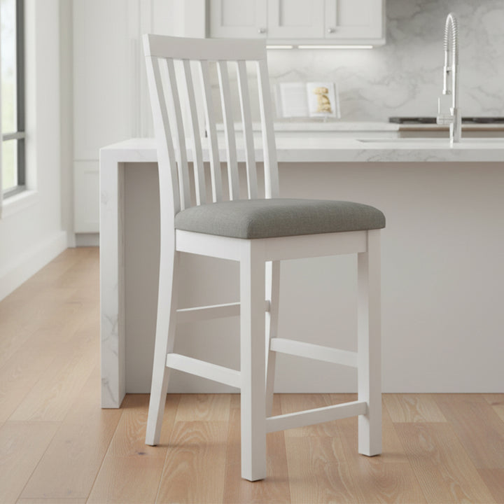 63cm Crowther Acacia Wood Barstool