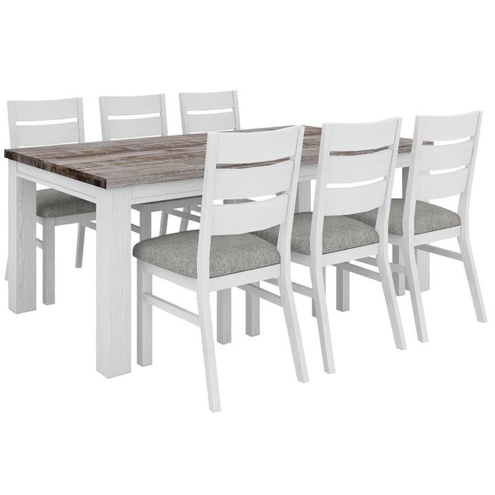 6 Seater Atherton Acacia Wood Dining Table & Chair Set