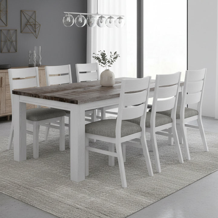 6 Seater Atherton Acacia Wood Dining Table & Chair Set