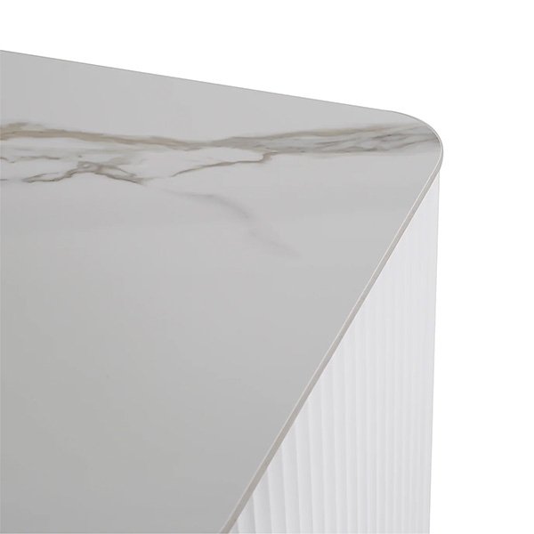 Higgins Bedside Table - White