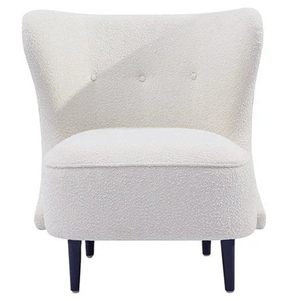 Abigail Occasional Chair - White Boucle