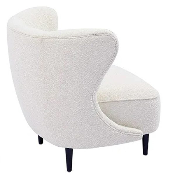 Abigail Occasional Chair - White Boucle