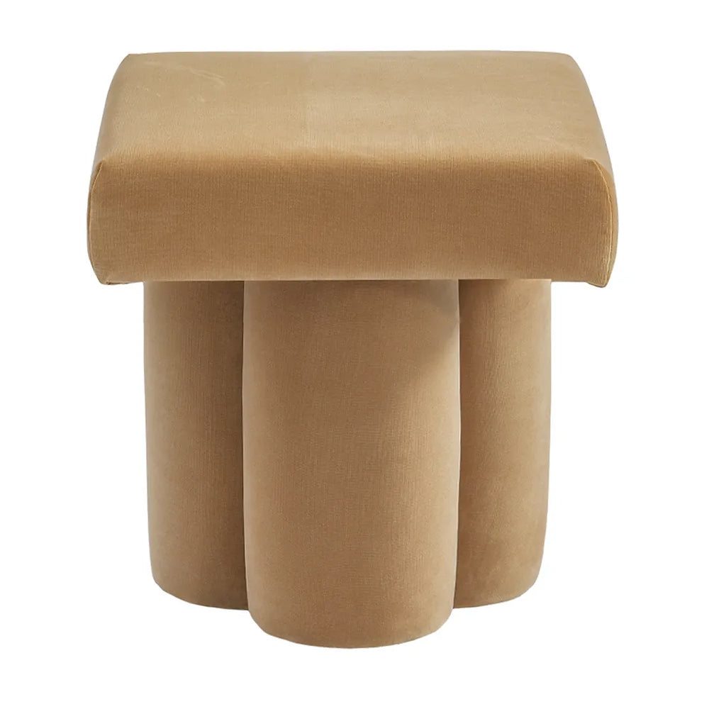 Ace Stool - Ochre Velvet