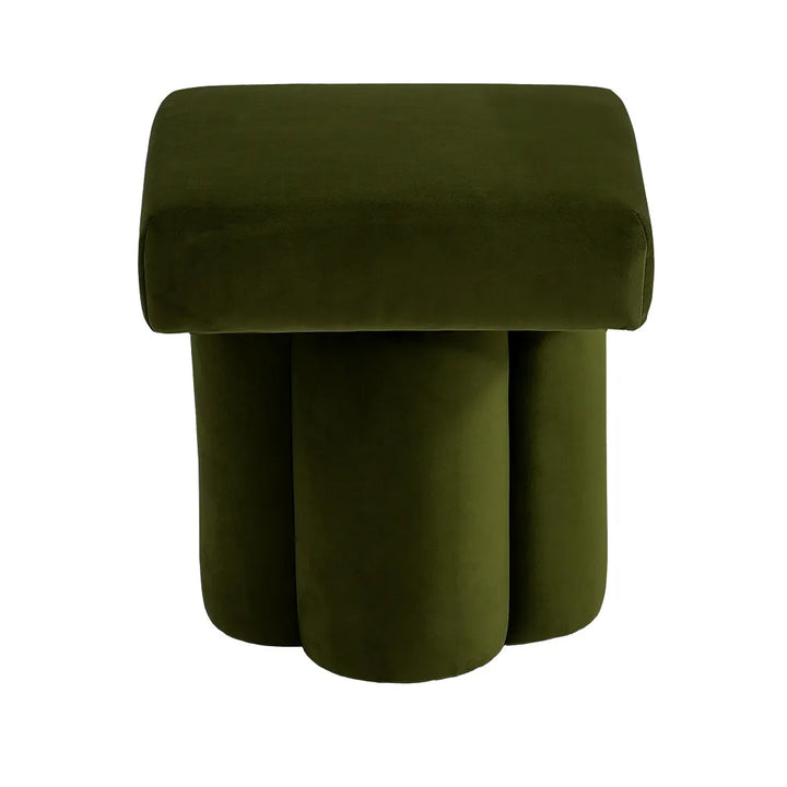 Ace Stool - Olive Velvet