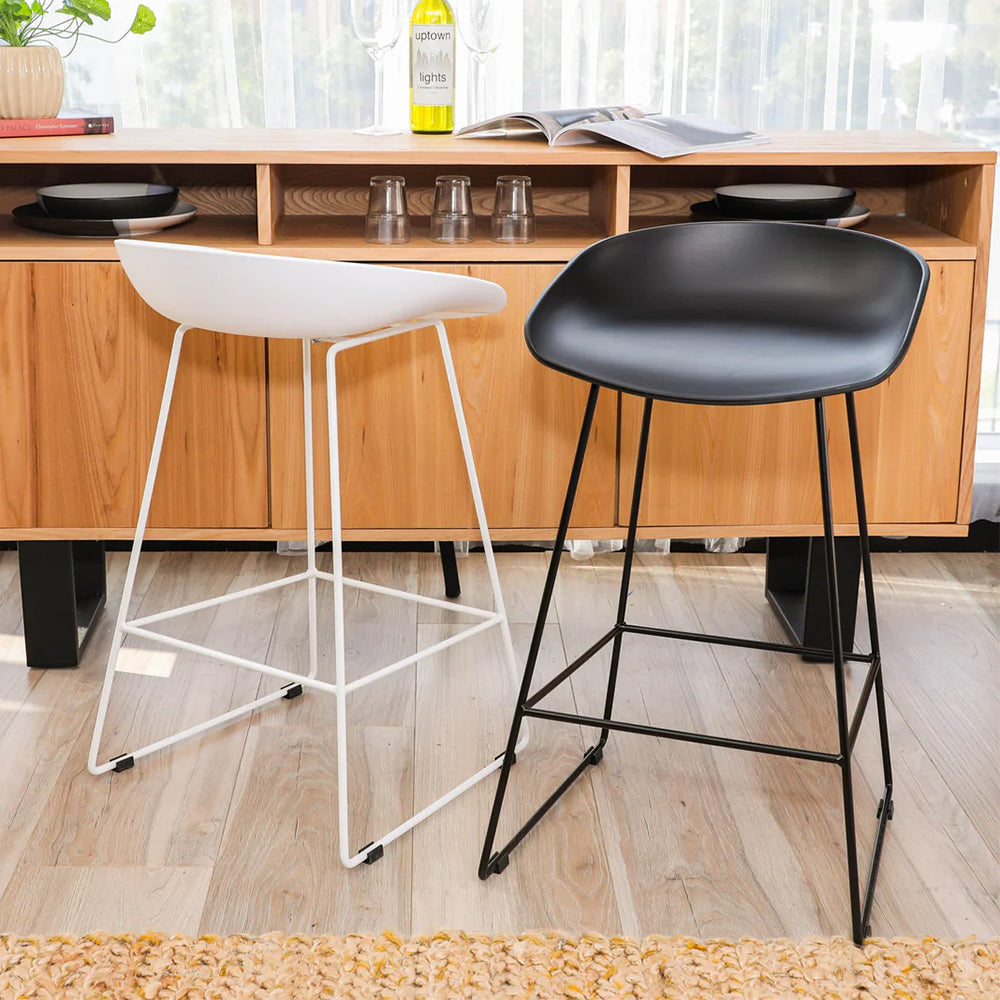 Allen Bar Stool - Full Black