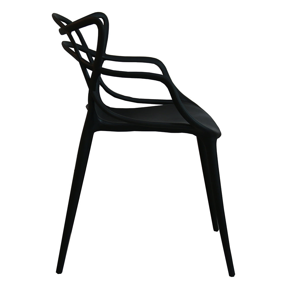 Adele Outdoor Dining Chair - Black