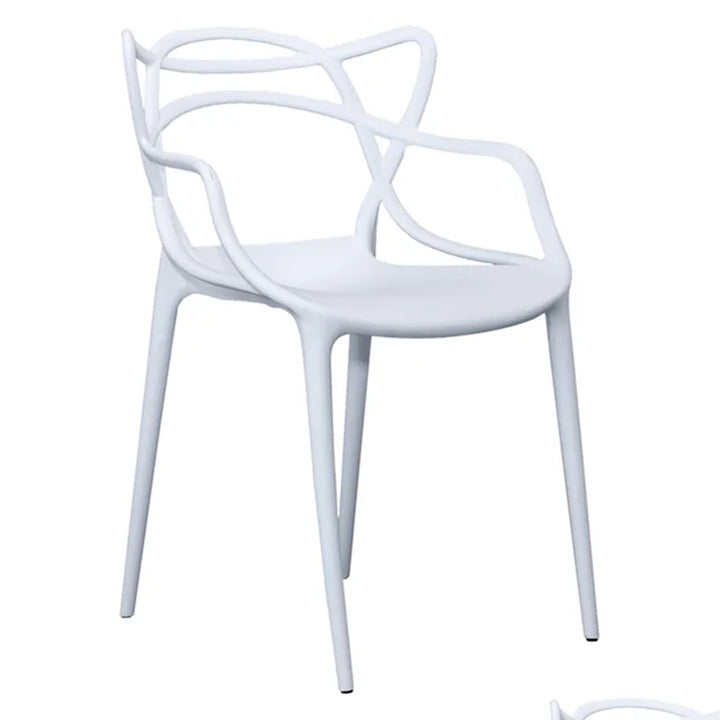 Adele Outdoor Dining Chair - White