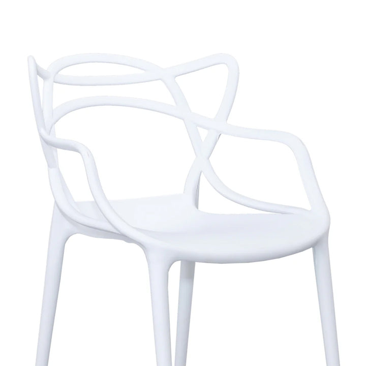 Adele Outdoor Dining Chair - White