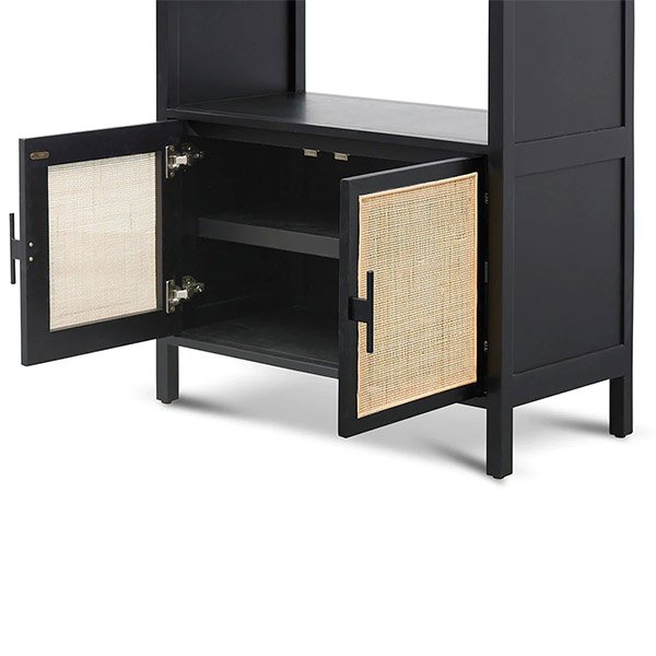 Adeline 1.65m (H) Storage Cabinet - Full Black