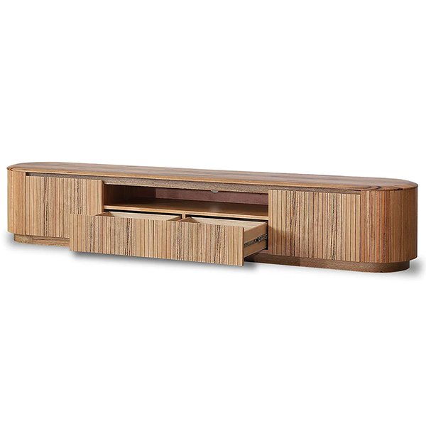 Adsila 2.4m TV Entertainment Unit - Natural