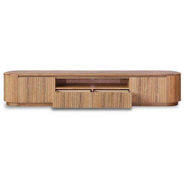 Adsila 2.4m TV Entertainment Unit - Natural