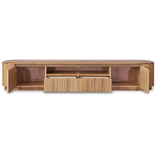 Adsila 2.4m TV Entertainment Unit - Natural