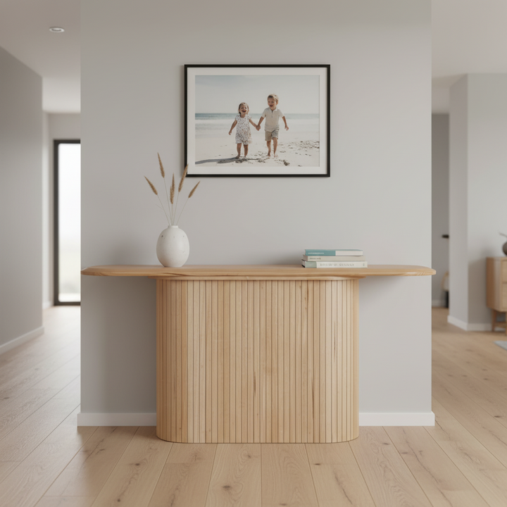 Adsila 1.6m Console Hall Table - NZ Natural Ash