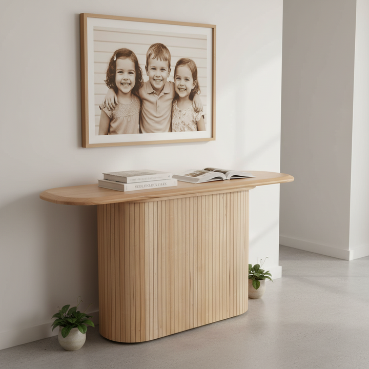 Adsila 1.6m Console Hall Table - NZ Natural Ash