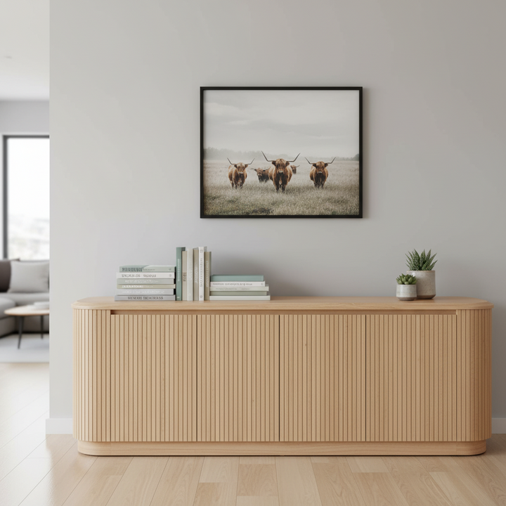 Adsila 2.4m Buffet Unit - NZ Natural Ash