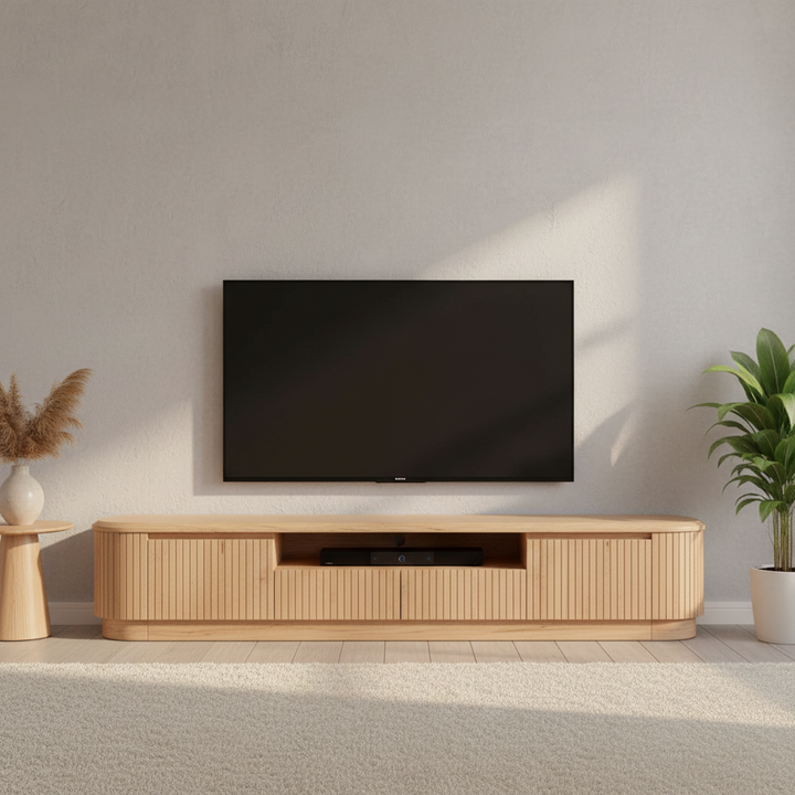 Adsila 2.4m TV Entertainment Unit - NZ Natural Ash