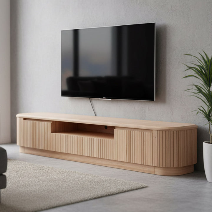 Adsila 2.4m TV Entertainment Unit - NZ Natural Ash