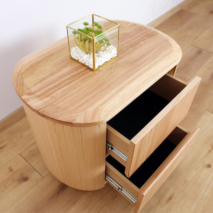 Adsila 2 Drawer Bedside - NZ Natural Ash