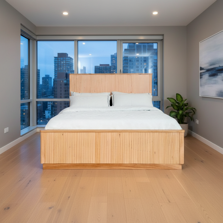 Adsila King Bed - NZ Natural Ash
