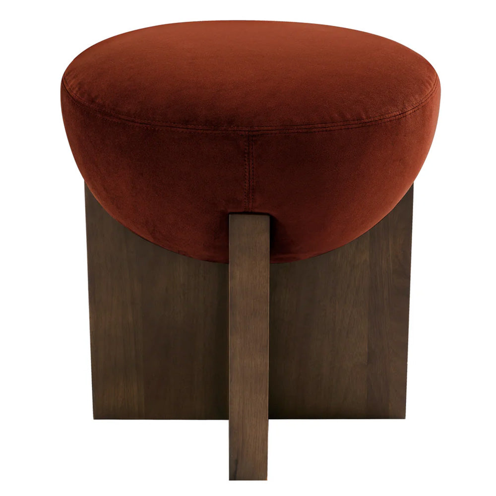 Aiden Stool - Velvet Caramel