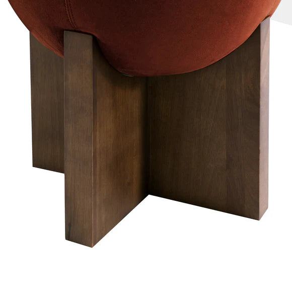 Aiden Stool - Velvet Caramel