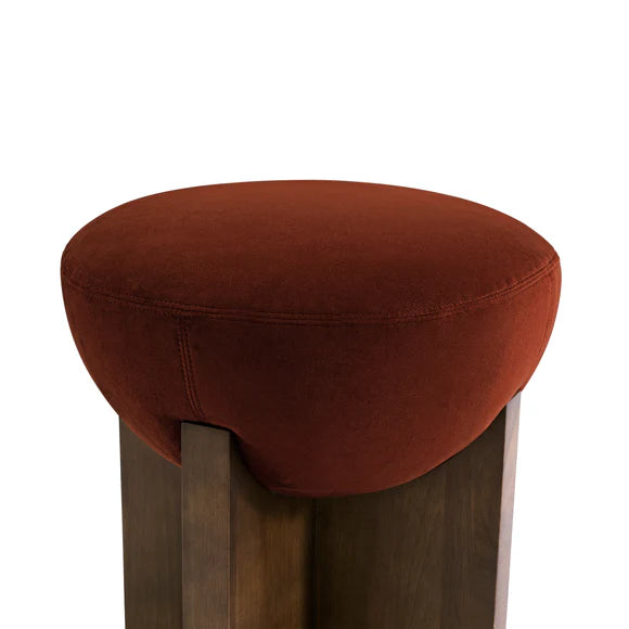 Aiden Stool - Velvet Caramel