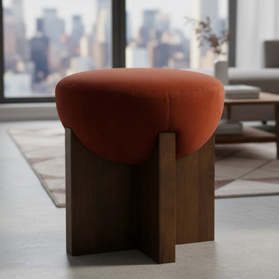 Aiden Stool - Velvet Caramel