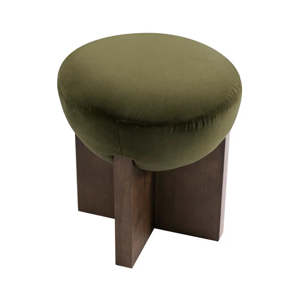 Aiden Stool - Velvet Moss