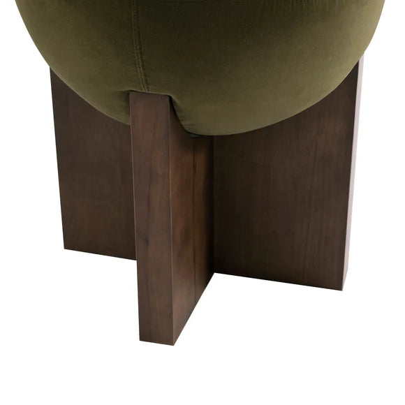 Aiden Stool - Velvet Moss