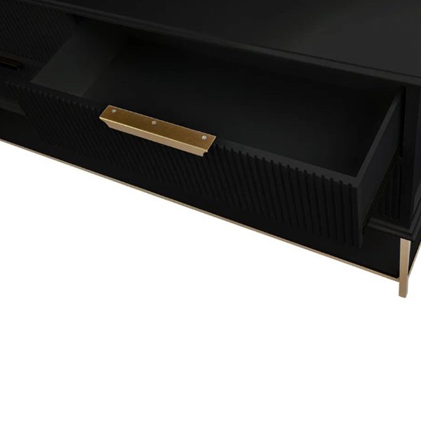 Aimee 4 Drawer Chest - Black