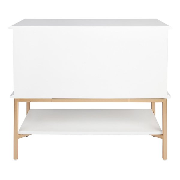 Aimee Bedside Table - Large White