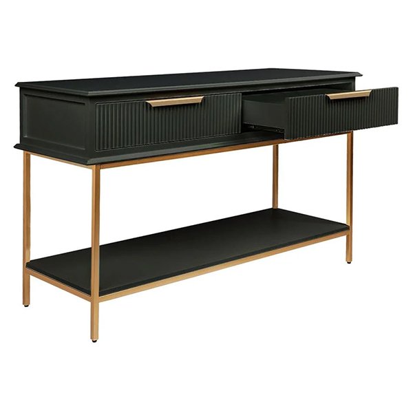 Aimee Console Table - Small Black