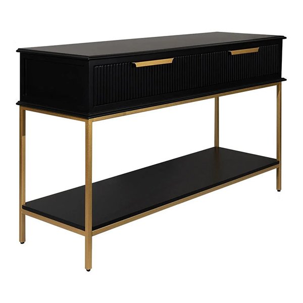 Aimee Console Table - Small Black